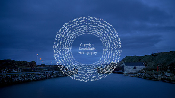 Ballintoy Harbour at Night