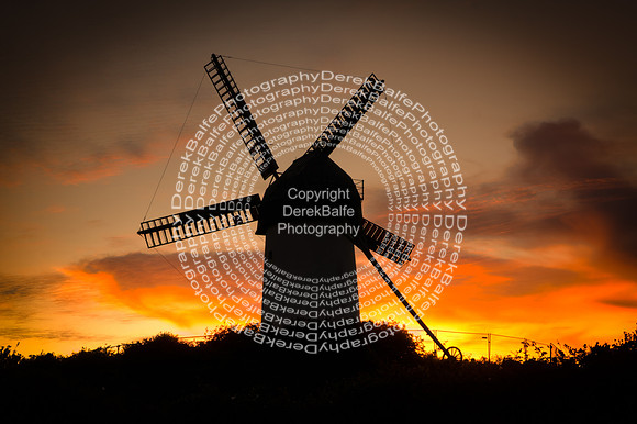 Windmill at Sunset